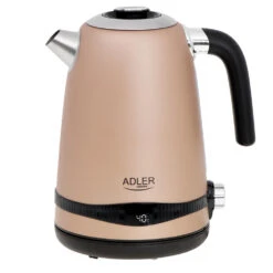 Adler AD 1295 Wasserkocher Gold 1,7 L Mit Temperatureinstellung
