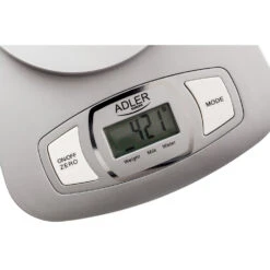 Adler AD 3137s Küchenwaage Mit Schüssel Bis 5kg LCD Display Silber -Haushaltsgeräte Geschäft adler ad 3137s kuechenwaage mit schuessel bis 5kg lcd display silber3