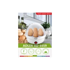 Adler AD 4459 Eierkocher Für 7 Eier 450 Watt Mit Signalton -Haushaltsgeräte Geschäft adler ad 4459 eierkocher fuer 7 eier 450 watt mit signalton4