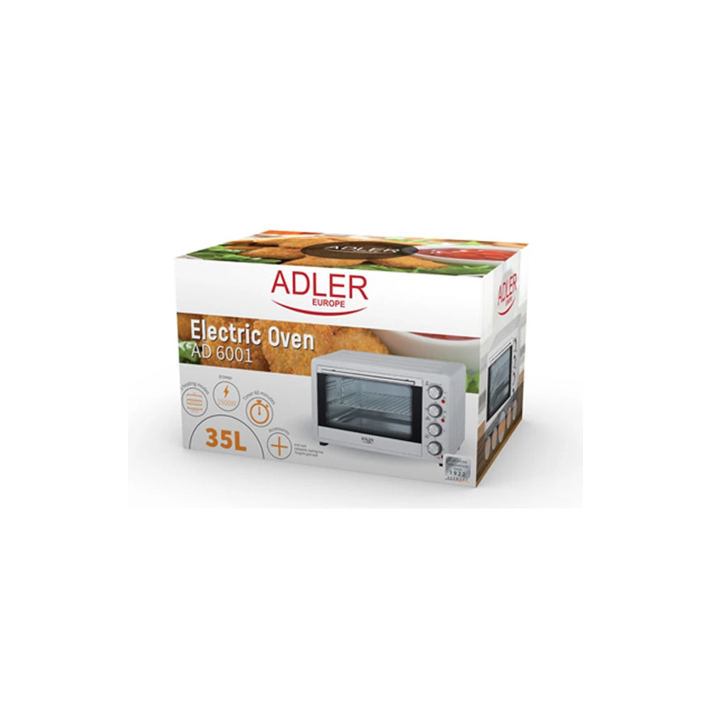 Adler AD 6001 Elektrobackofen 35 Liter 1600 Watt 5 Adler AD 6001 Elektrobackofen 35 Liter 1600 Watt – Bild 3