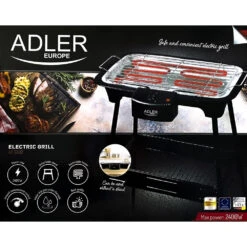 Adler AD 6602 Elektrogrill Stand- Und Tischgrill 2in1 -Haushaltsgeräte Geschäft adler ad 6602 elektrogrill stand und tischgrill 2in17