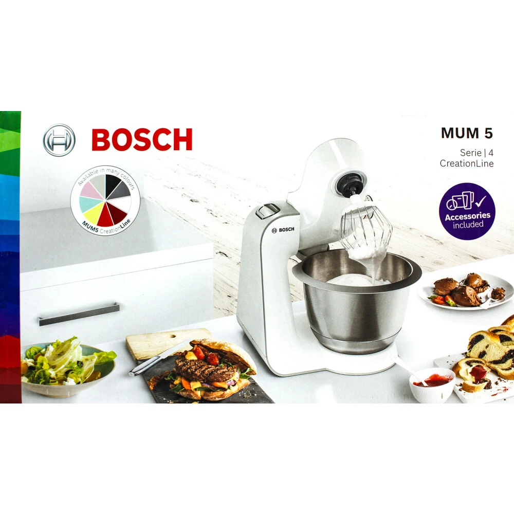 Bosch MUM58720 CreationLine Küchenmaschine Rot 3 Bosch MUM58720 CreationLine Küchenmaschine Rot