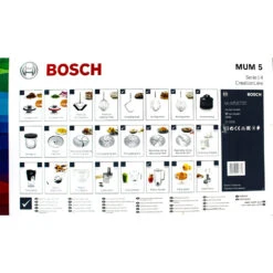 Bosch MUM58720 CreationLine Küchenmaschine Rot 8 Bosch MUM58720 CreationLine Küchenmaschine Rot -Haushaltsgeräte Geschäft bosch mum58720 creationline kuechenmaschine rot3