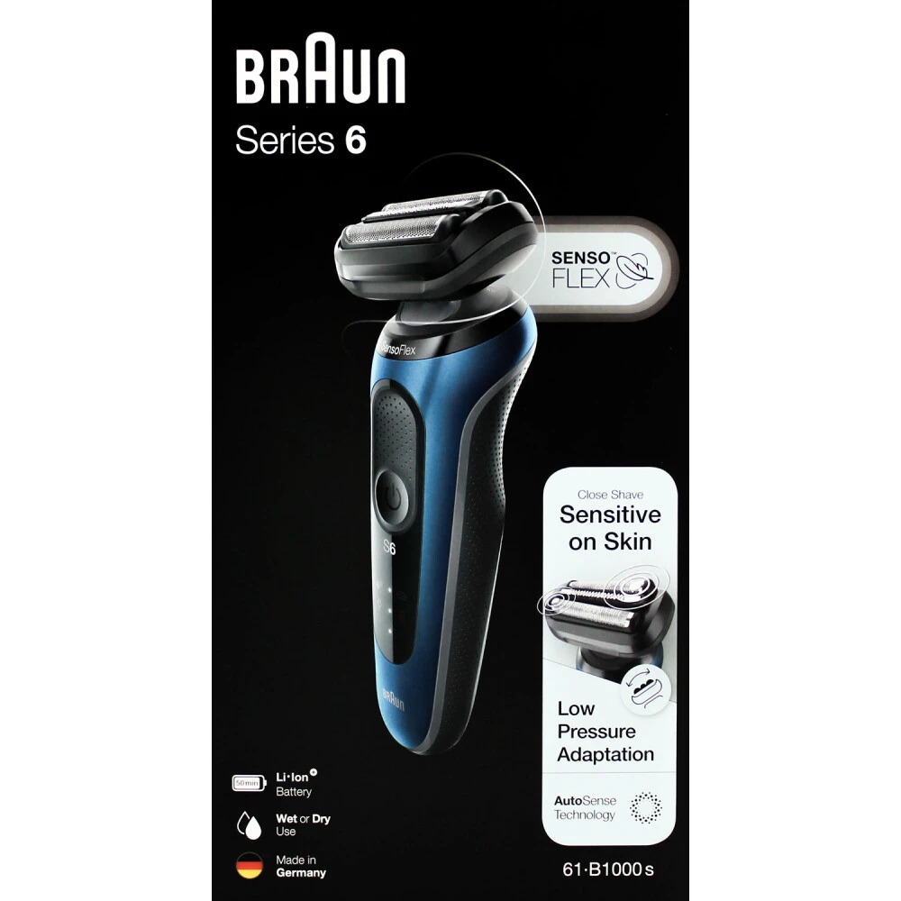 Braun 61-B1000S Akku Nass- Und Trockenrasierer 3 Braun 61-B1000S Akku Nass- Und Trockenrasierer
