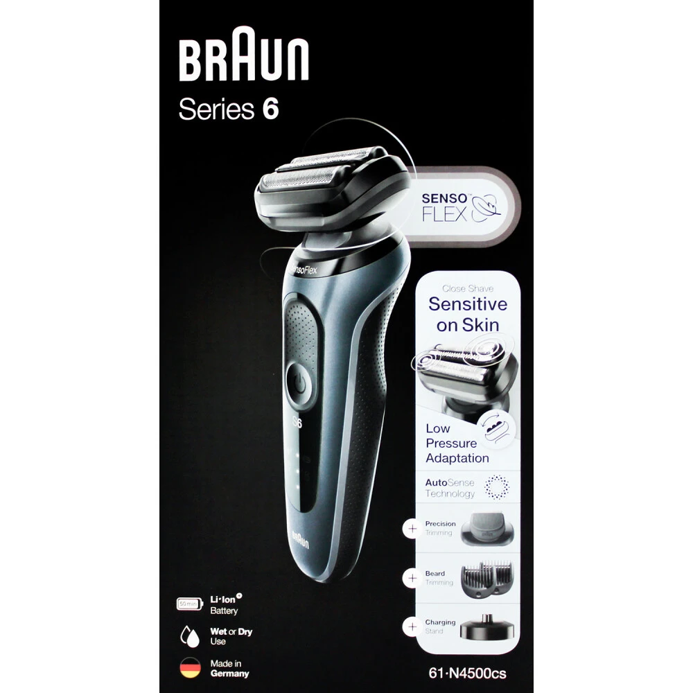Braun 61-N4500CS Akku Nass- Und Trockenrasierer Mit Ladestation 3 Braun 61-N4500CS Akku Nass- Und Trockenrasierer Mit Ladestation