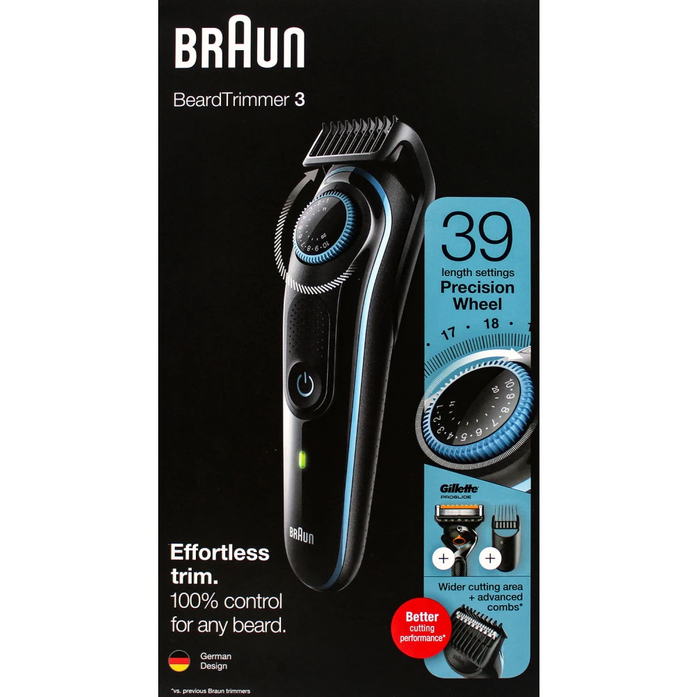 Braun BT3340 Barttrimmer Inkl. Gillette Fusion 5 ProGlide Rasierer 3 Braun BT3340 Barttrimmer Inkl. Gillette Fusion 5 ProGlide Rasierer