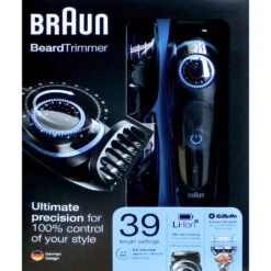 Braun BT5040 Akku/Netz Barttrimmer Inkl. Gillette Fusion 5 ProGlide Rasierer