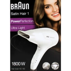Braun HD 180 SatinHair1 Power Perfection Ultra Light Haartrockner