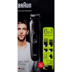 Braun MGK 3220 Akku Bart-/Haarschneider 6-in-1 Styling Kit