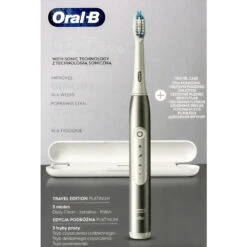 Braun Oral-B Pulsonic Slim Luxe 4500 Elektr. Zahnbürste Weiß + Reiseetui