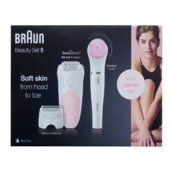 Braun SES 5-885 Beauty-Set Senso Smart Wet&dry Epilierer + Face Spa