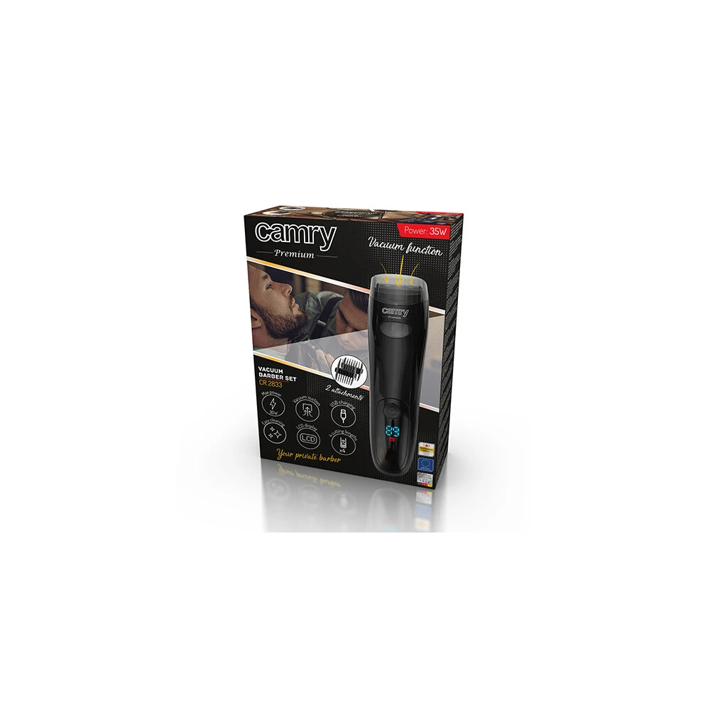 Camry CR 2833 Vakuum-Barttrimmer USB Aufladung 7 Camry CR 2833 Vakuum-Barttrimmer USB Aufladung – Bild 5