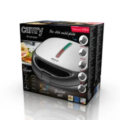Camry CR 3042 5in1 Sandwichmaker, Kontaktgrill, Waffeleisen, Nuss-Maker 15 Camry CR 3042 5in1 Sandwichmaker, Kontaktgrill, Waffeleisen, Nuss-Maker -Haushaltsgeräte Geschäft camry cr 3042 5in1 sandwichmaker kontaktgrill waffeleisen nuss maker7