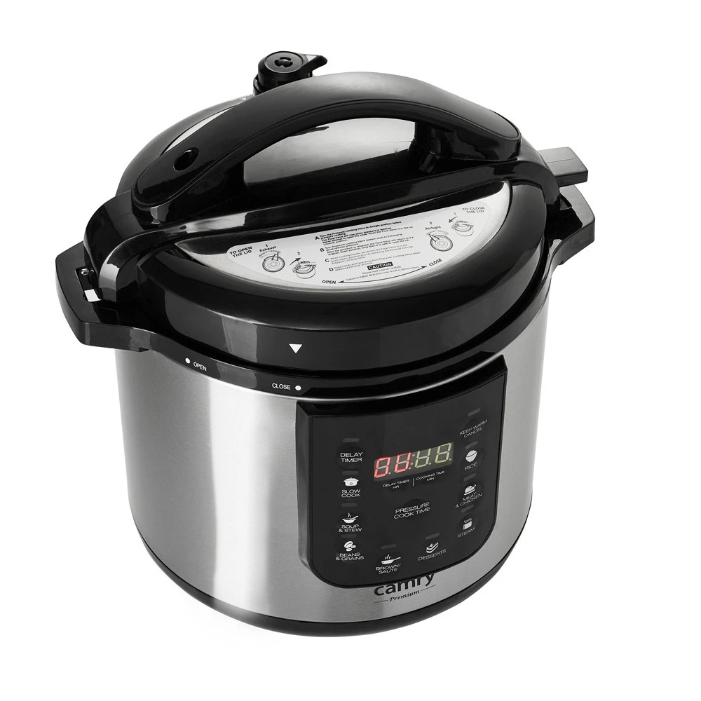 Camry CR 6409 Schnellkochtopf 6 Liter Mit Timer Und Slow Cook-Funktion 4 Camry CR 6409 Schnellkochtopf 6 Liter Mit Timer Und Slow Cook-Funktion – Bild 2