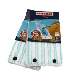 Leifheit 55320 Clean Twist System M Micro Duo Wischbezug 2er-Pack