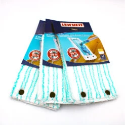 Leifheit 55320 Clean Twist System M Micro Duo Wischbezug 3er-Pack