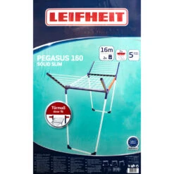 Leifheit 81620 Wäscheständer Pegasus 160 Solid Slim (16m)