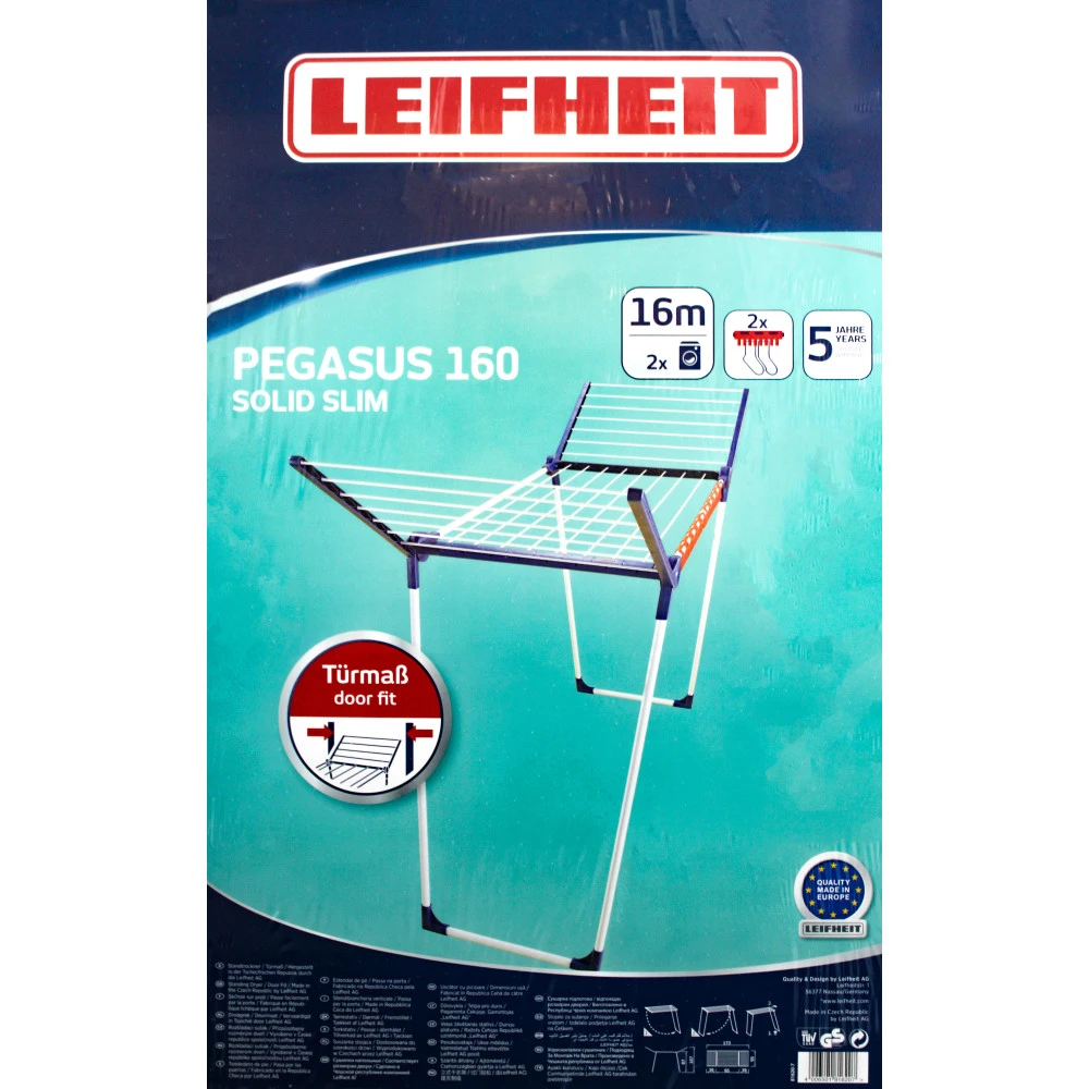 Leifheit 81620 Wäscheständer Pegasus 160 Solid Slim (16m) 3 Leifheit 81620 Wäscheständer Pegasus 160 Solid Slim (16m)
