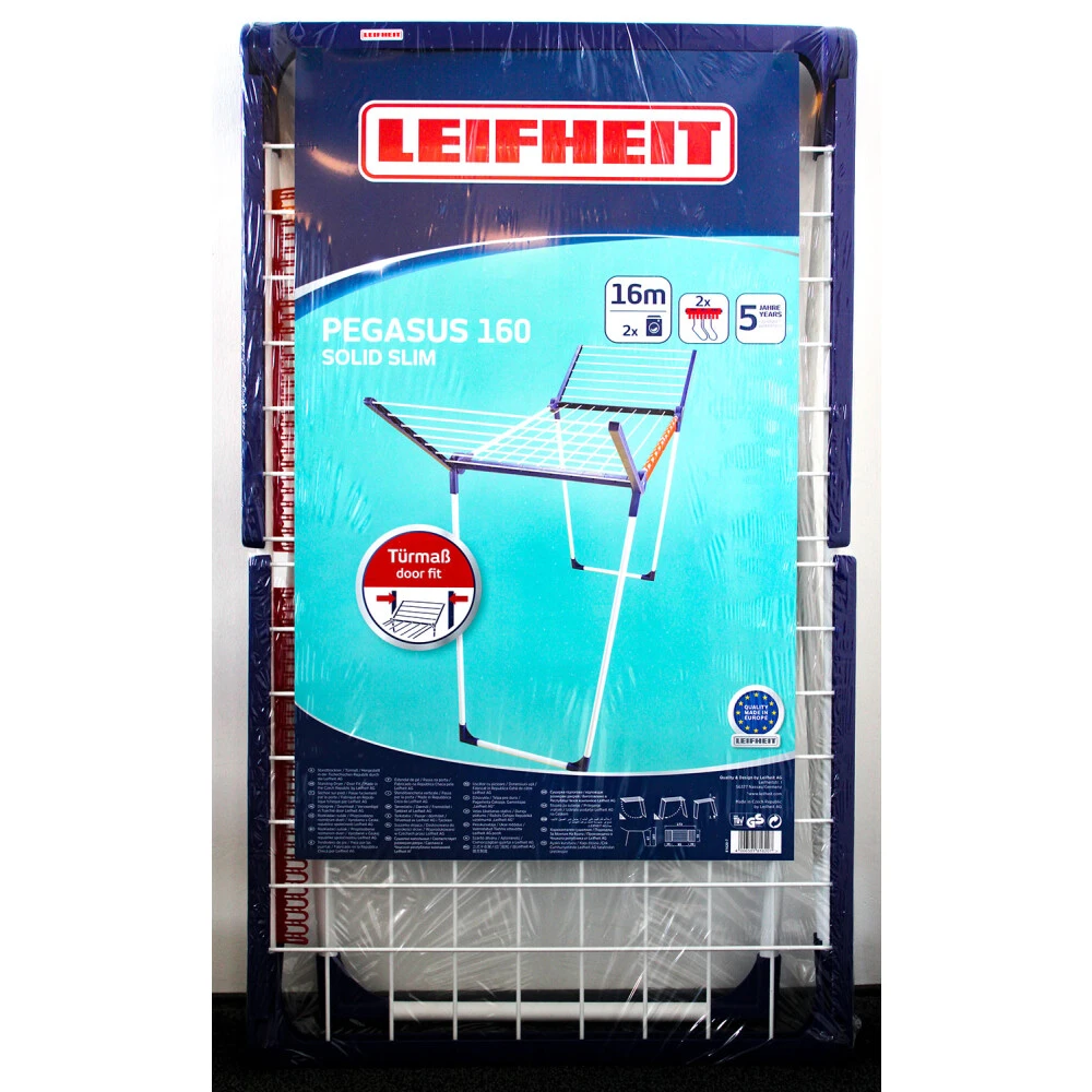 Leifheit 81620 Wäscheständer Pegasus 160 Solid Slim (16m) 4 Leifheit 81620 Wäscheständer Pegasus 160 Solid Slim (16m) – Bild 2