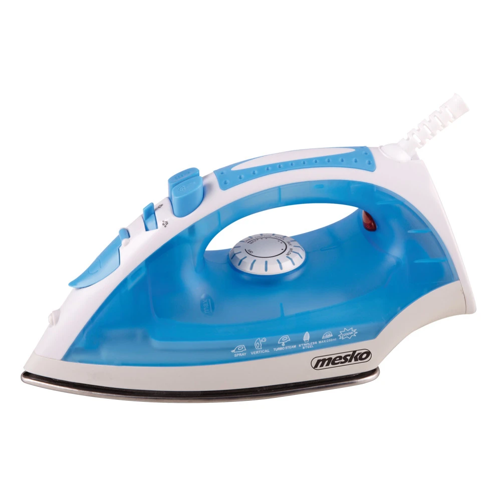 Mesko MS 5023 Dampfbügeleisen 2200 Watt Blau / Weiß 3 Mesko MS 5023 Dampfbügeleisen 2200 Watt Blau / Weiß