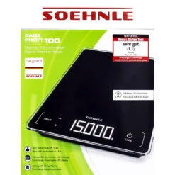 Soehnle 61506 Page Profi 100 Digitale Küchenwaage Schwarz