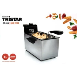 Tristar FR-6946 Fritteuse Edelstahl 3L