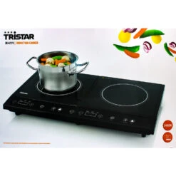 Haushaltsgeräte Geschäft 19 Tristar IK-6179 Doppel-Induktionskochplatte Mit Timer
