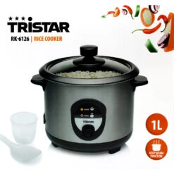 Tristar RK-6126 Reiskocher Edelstahl 1L 400 W