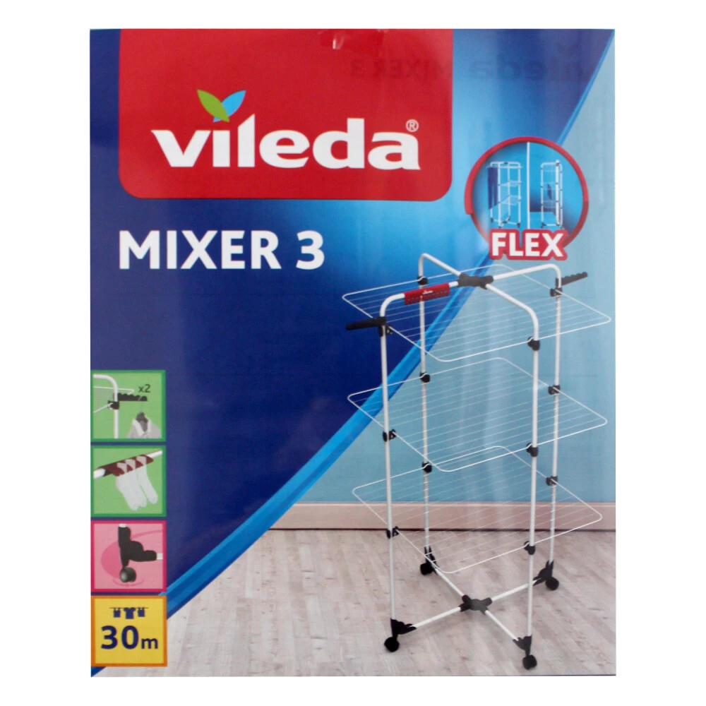 Vileda Mixer 3 Turmwäscheständer (30m) 4 Vileda Mixer 3 Turmwäscheständer (30m) – Bild 2
